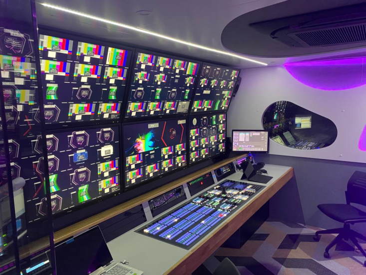 Lawo Bahrain TV OB control room