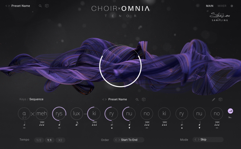 NI Choir Omnia screenshot