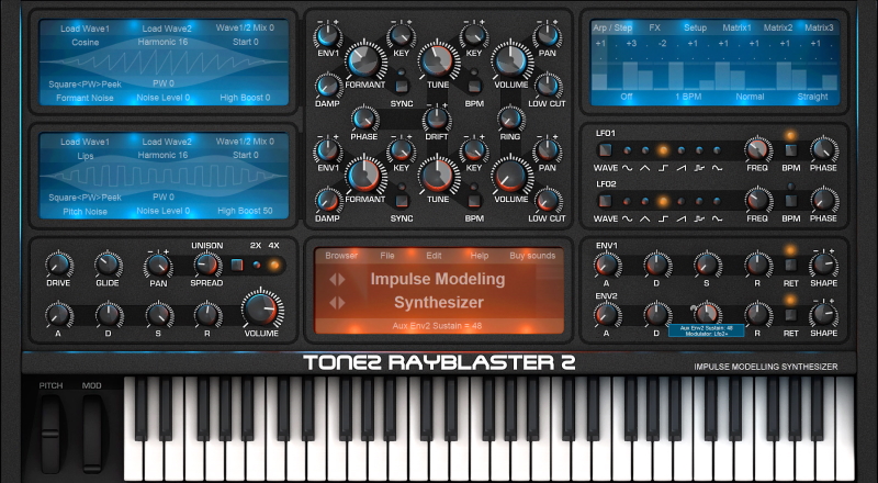 Tone2 RayBlaster Big GUI new
