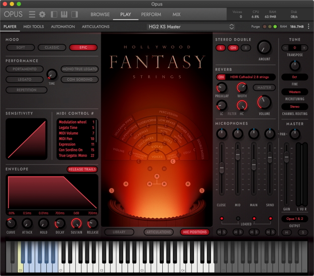 EastWest hollywood fantasy orchestra interface small