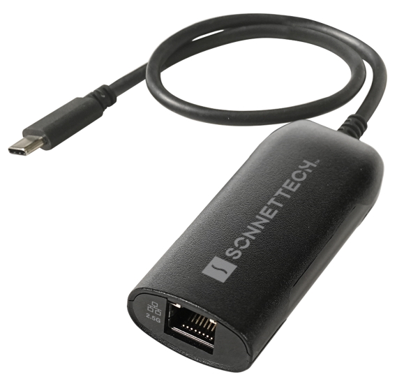 Sonnet Solo2 5G USB C to 2 5 Gigabit Ethernet Adapter