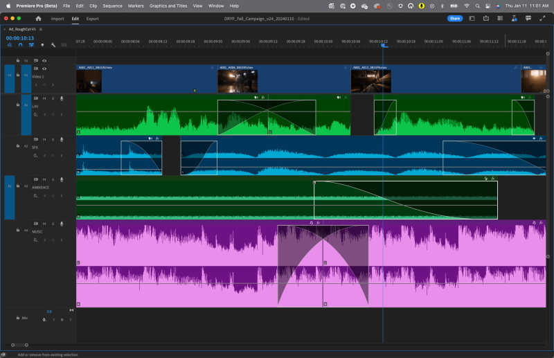 Adobe Premiere pro AudioWorkflow small