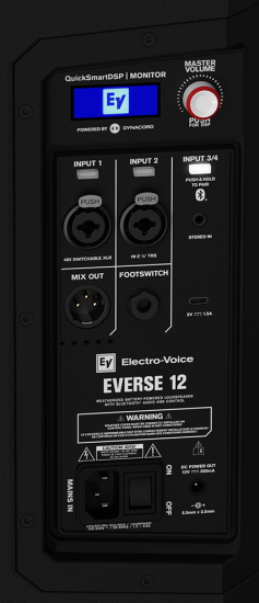 Electro Voice EVERSE 12 connections