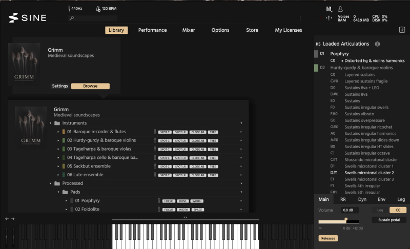 OrchestralTools grimm screenshot