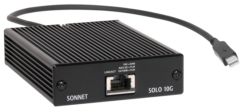 sonnet solo10G thunderbolt adapter
