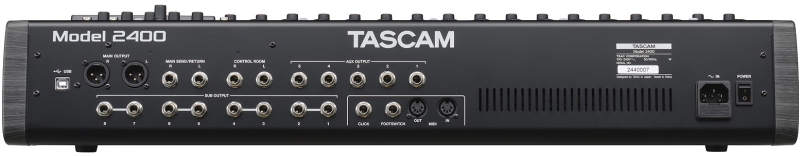 Tascam model2400 rear small