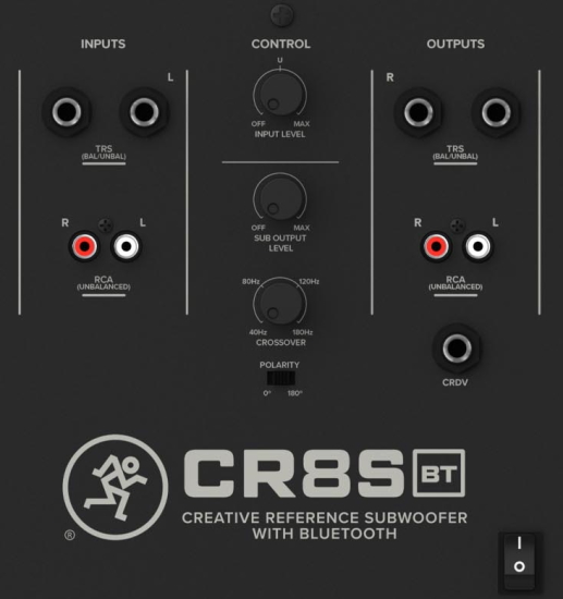 Mackie CR8SBT rear