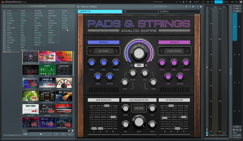 MeldaProduction AE PadsandStringsMSoundFactory small