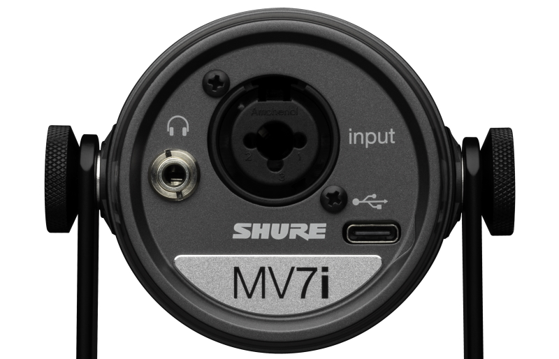 Shure MV7i rear