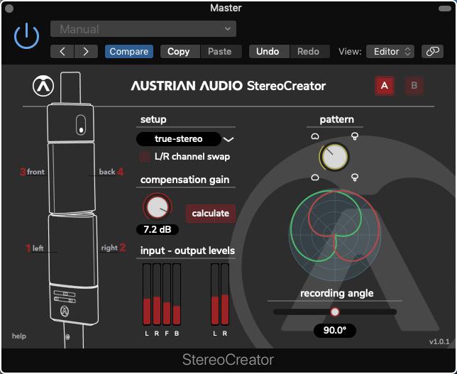 Austrian Audio OC818 Software Stereo Creator TrueStereo