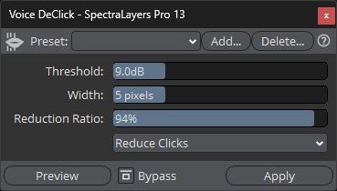 modul voice declick